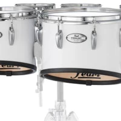 Pearl Finalist Marching Tenor Drums - Sextet Pure White image 2