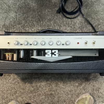 1995 Crate Blue Voodoo 60 Head BV-60H Made in USA 60 Watt All Tube
