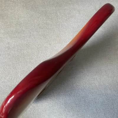 Cherry Burst 4 String Bass Basswood Body image 7