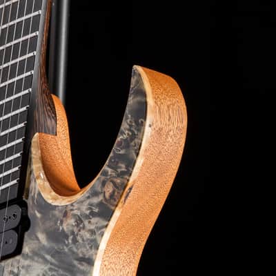 Mayones Duvell Elite 6 VF Trans Jeans Black Horizon Blue Gloss image 11