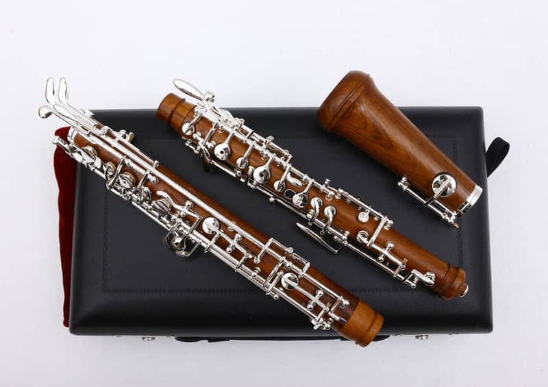 Professional oboe Nice Sound C key Rosewood Body 3rd Octave left F Key image 1