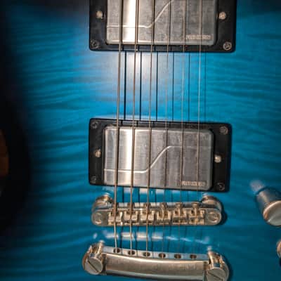 Epiphone SG Prophecy 2021 - Blue Tiger Aged Gloss image 5