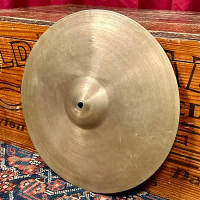 14" Zildjian A 1930s 1st / 2nd / Pre-Trans Stamp Hi-Hat Single Splash Cymbal 514g *Video* image 2
