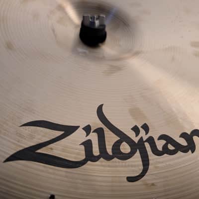 22" Zildjian 20 Rivets Chinese China Ride Crash Cymbal Swish Knocker 2020s - Traditional Natural image 5