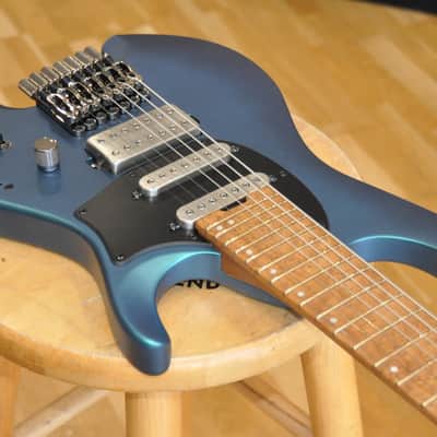 IBANEZ Q547 BMM Blue Chameleon Metallic Matte / Quest Series / 7-String Headless Electric Guitar / Q547-BMM / I221115788 image 5