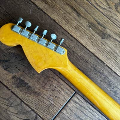 1993 Fender Traditional 60s Mustang Order Made Custom Transparent Red Premium Ash Maple Seymour Duncan MIJ Japan image 10