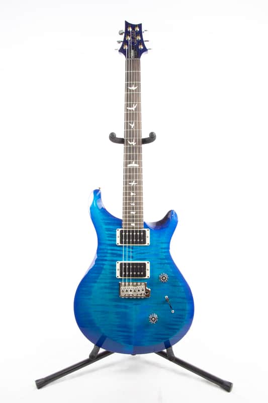 PRS S2 Custom 24 with Pattern Thin Neck Profile, Lake Blue image 1