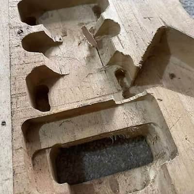 Basswood HSH Guitar Double Cutaway Body DIY Project image 3