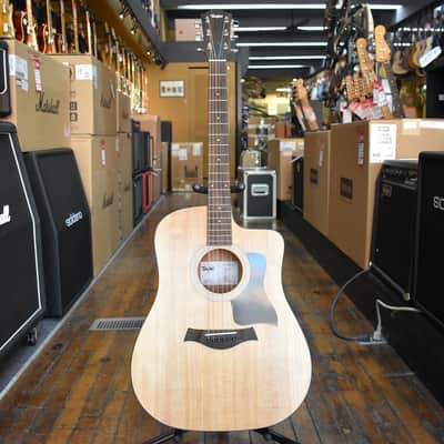 Taylor 110ce Cutaway Dreadnought Acoustic-Electric Guitar w/Padded Gig Bag image 4