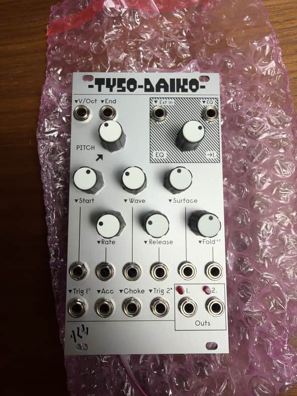 ALM/Busy Circuits ALM031 Tyso Daiko 12-Bit Drum Voice Eurorack Synth Module 2021 - Present - Silver