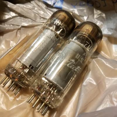 G.E ONE (1) 7189A AT1000 Weak Gassy or Leaky Vacuum Tube beefy EL84 different pinout beam power pentode 1962-1968 image 2