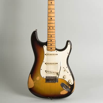 Fender Stratocaster Solid Body Electric Guitar (1971), ser. #308316, original black tolex hard shell case. image 1