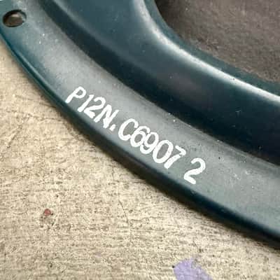 Jensen P12-N 12” 8 ohm Alnico guitar speaker 1962 teal Green original vintage USA fender P-12N image 2
