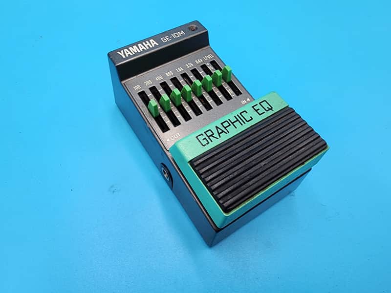 Rare 80s Yamaha GE-10M Graphic Equalizer Guitar Effect Pedal 7