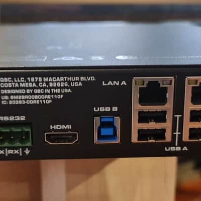 QSC Q-SYS CORE 110f (v1), Audio Control Processor image 5