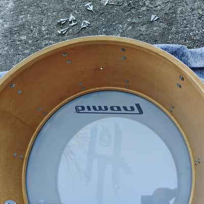 Ludwig 14x28 Virgin Bass Drum 1970's - Black Wrap image 8