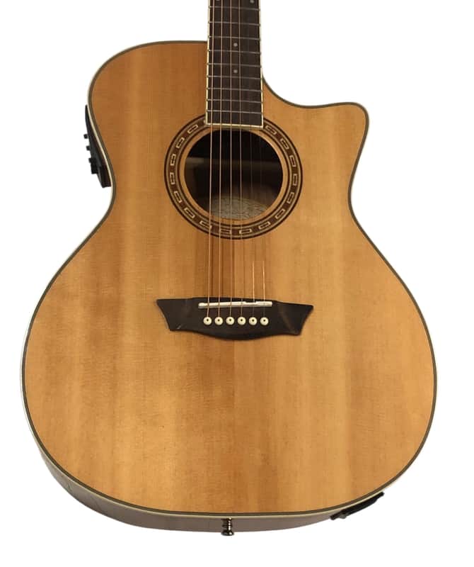 Washburn Guitar - Acoustic electric WG7SCE-A Harvest Grand Auditorium image 1