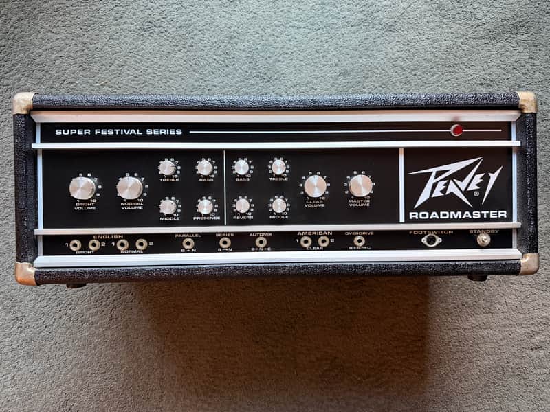 1974 Peavey Roadmaster Super Festival Series 200-Watt Guitar Head image 1