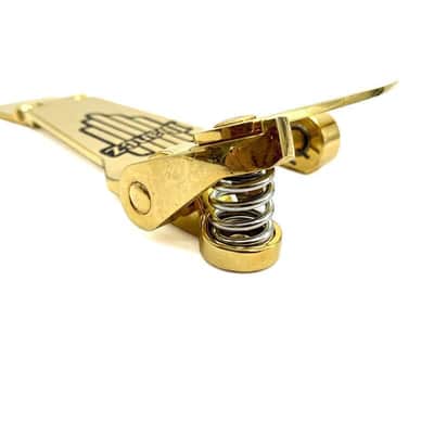 Ibanez BG-FA Gold Jazz Guitar Tailpiece Trapeze with Screws and Spring image 3