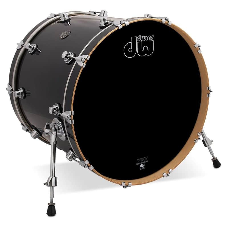 DW Performance Bass Drum 22x18 Ebony Stain image 1