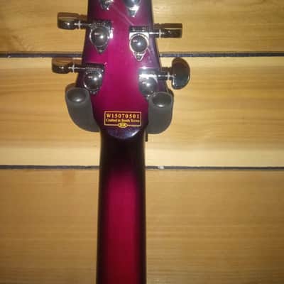 Schecter Blackjack SLS C-1 FR Sustainiac 2015 - see through purple image 10