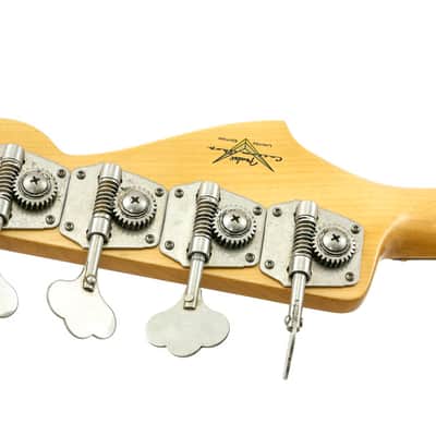 Fender Custom Shop 1964 Jazz Bass Journeyman Relic 3 Tone Sunburst Lefty image 5