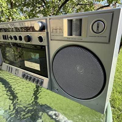 SILVER SVT 45L Rare Vintage Cassette Deck +TV Boombox Retro SHIN-SHIRASUNA Japan image 20