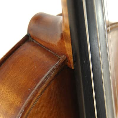 Vintage Early 1900s Stradivarius Copy Violin Made in Germany w Cases and Bows image 4