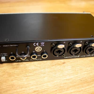 RME QuadMic II 4-Channel Microphone Preamp 2010s - Blue image 2