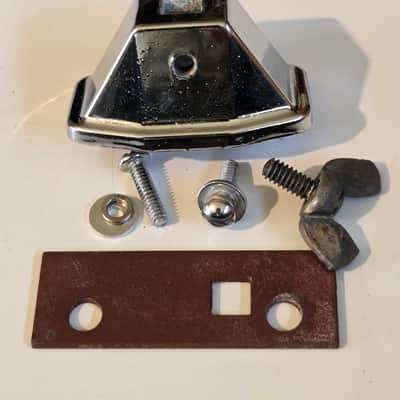70's Ludwig 3/8"bass spur mount brackets image 4