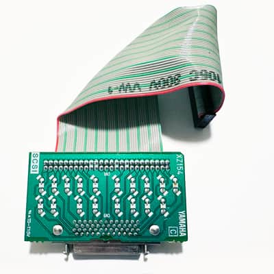 Yamaha Motif 6, 7, 8 Original SCSI Board XZ154 with a Cable Assembly. image 2