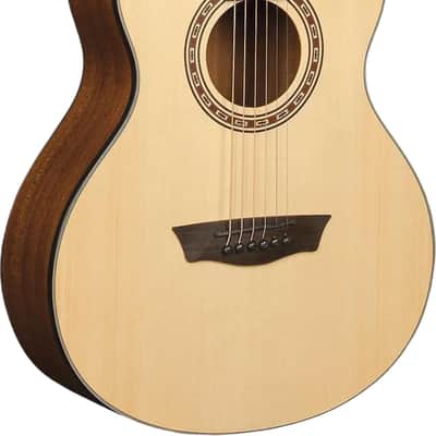 Washburn AGM5 Mini Grand Auditorium Acoustic Guitar, Spruce Top image 2