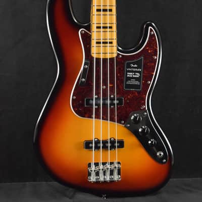 Fender Vintera III Early '70s Jazz Bass 3-Color Sunburst Maple Fingerboard image 1