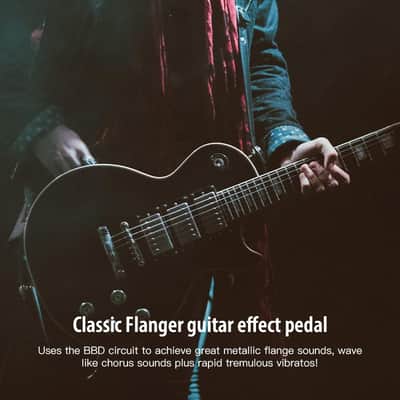 Joyo JF-07 Classic Flanger Guitar Pedal, BBD Circuit with Metallic Flange & Chorus-Vibrato Tones for Electric Guitar, True Bypass (Price includes the import duty for US buyer) image 2