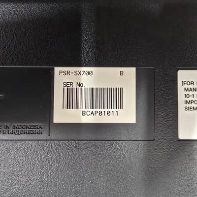 Yamaha PSR-SX700 Keyboard; Serial No: BCAP01011 | Second Hand image 10