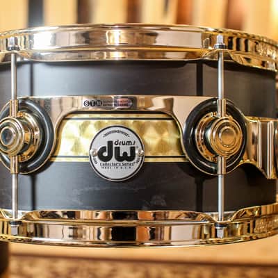 DW Collector's Gold Leaf Rally Stripe Over Ebony Kit - 20,10,12,14 - SO#1153902 image 5