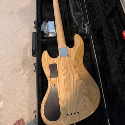 Sire 2nd Generation Marcus Miller V9 TBKB Ash 4-String with Fretless Ebony Fingerboard 2019 - Transparent Black Burst image 1