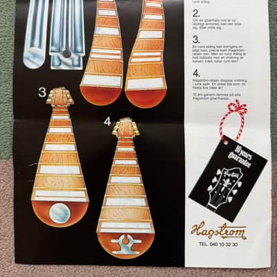 Hagstrom Swede and Superswede promo leaflet [Printed in Denmark by Bøgh&Sorensen] image 3
