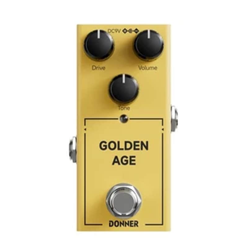 New Golden Age Overdrive Effects Pedal Donner True Bypass 80s Tone image 1