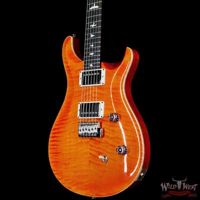 2023 Paul Reed Smith PRS Wild West Guitars Special Run CE 24 Painted Black Neck 57/08 Pickups Orange 7.10 LBS image 2