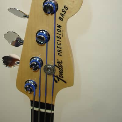 2005 Fender Tony Franklin Fretless Precision Bass, Ebony Fingerboard, Black w/ Case image 10