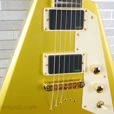 ESP LTD KH-V Kirk Hammett Signature - Metallic Gold image 4