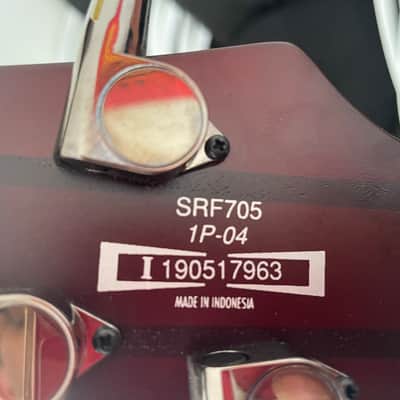 Ibanez SRF705BBF Portamento Fretless 5-String Bass | Bartolini + Piezo | Excellent image 7