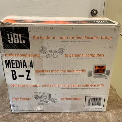 JBL Media4 20W 2-Way Studio Monitors & DV-9319B Power Supply MINT image 9