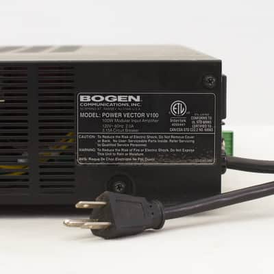 Bogen V100 Power Vector Amplifier, Configurable image 7