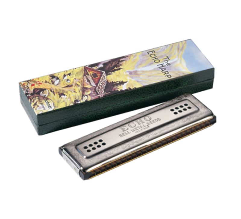 Hohner Tremolo Echo Harp Double-Sided C/G Harmonica - 56/96 CG image 1
