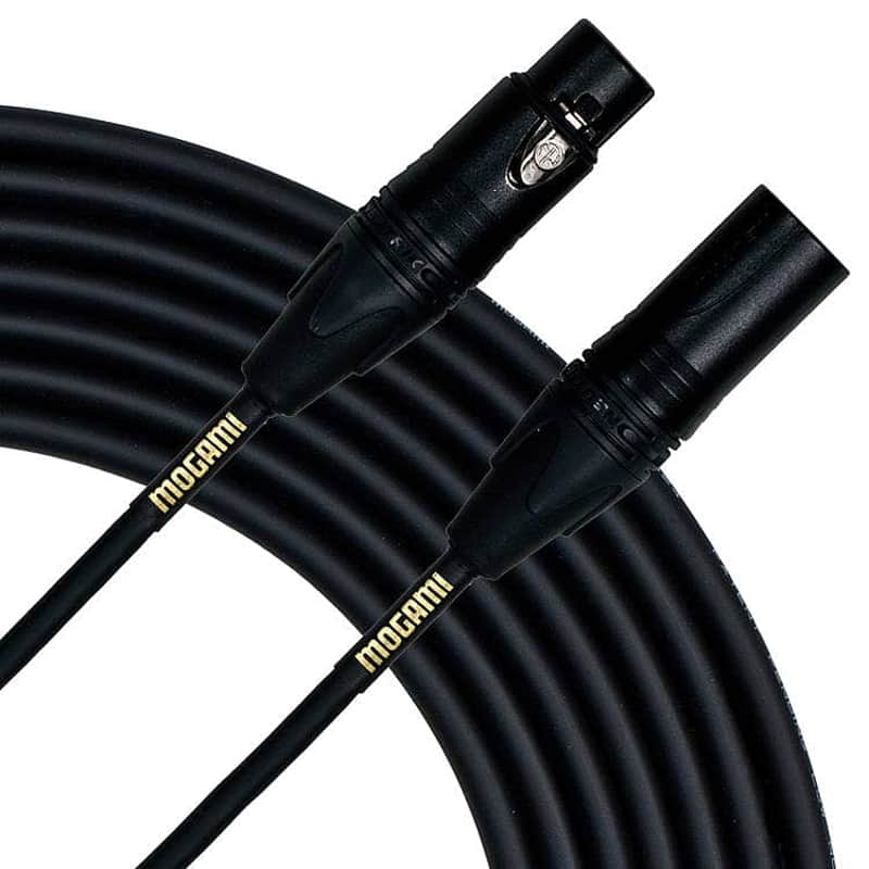 Mogami Gold Studio Cable - 100 FT XLR Microphone Cable, XLR-Female to XLR-Male, 3-Pin Gold Contacts image 1