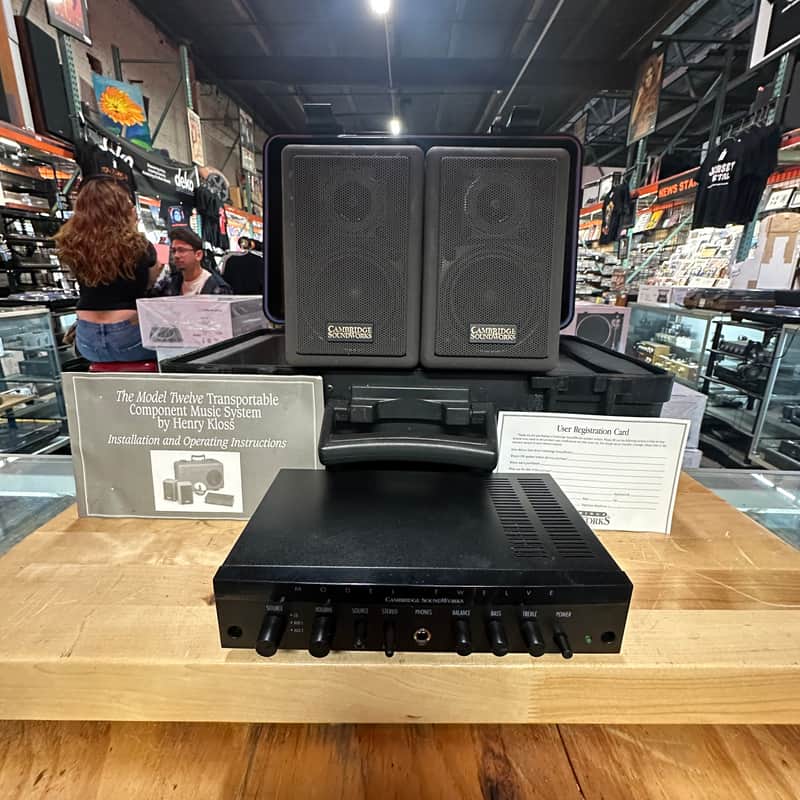 Cambridge SoundWorks Model Twelve Multimedia Portable Speaker System with Sub Woofer image 1