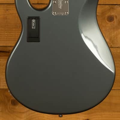 Sterling StingRay 5-String HH Bass - Rosewood - Charcoal Frost image 4