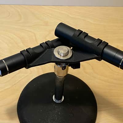 ORTF-22mm Stereo Microphone Mount - Stereo Bar - JMAcoustic - Mic Clip image 3